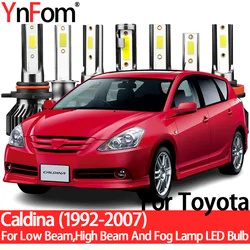 YnFom For Toyota Caldina 1992-2007 Special LED Headlight Bulbs Kit For Low Beam,High Beam,Fog Lamp,Car Accessories