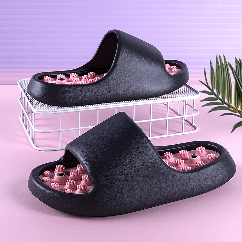 Fußmassage-Hausschuhe für Frauen, Akupressur-Pantoffeln für den Hausgebrauch, Lässige Fußstressabbau-Sandalen, Outdoor-Strandsandalen – Detail 10
