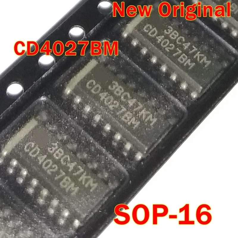 

1Pcs to 100Pcs Cd4027Bm96 Cd4027Bm Sop-16 New Original Dual J-K Master/Slave Flip-Flop with Set and Reset