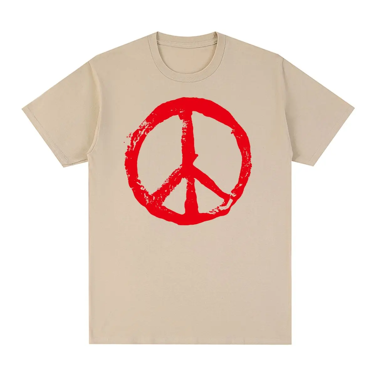 Make Love Not War Vintage T-shirt Pacifism Against War Peace Symbols Cotton Men T shirt New Tee Tshirt Womens Tops