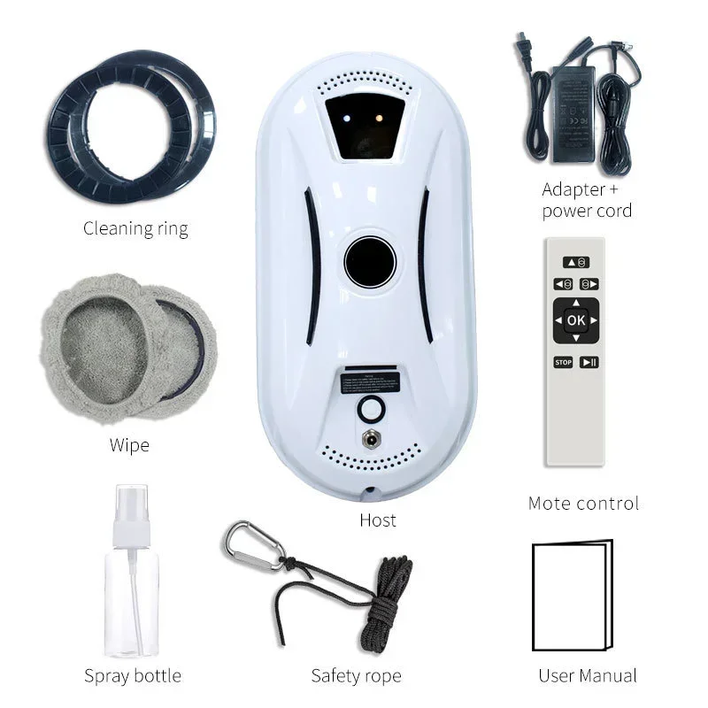 Windows Cleaning Robot Vacuum Cleaner Window Washer Remote Control Limpiacristales Remote Control Glass Cleaning Machine