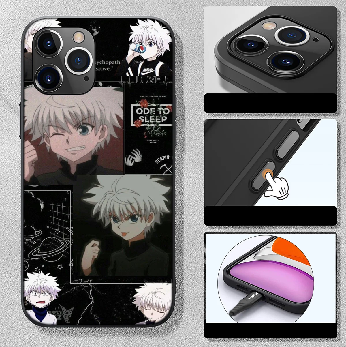 Etui na telefon Realme C3 C2 3 3i 5i 5 6s 6 7 8 8i 9i Pro New Cover TW98 Hunter x Hunter HxH