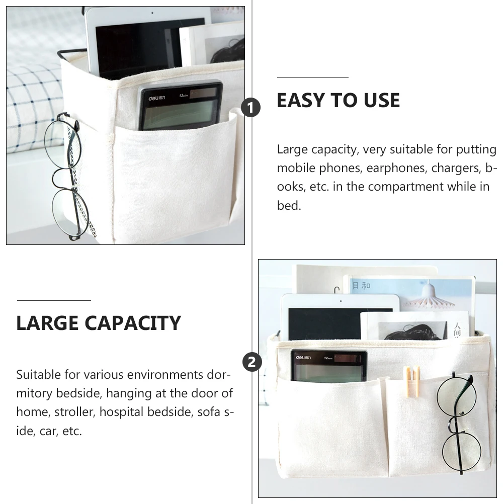 

Practical Storage Bag Large Capacity Phone Container Bedside Dormitory Simple Bag Easy Use Quality Materials Great Gift