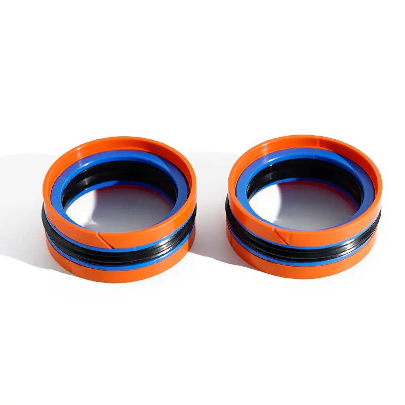 1Pcs Five Piece Combination Sealing Ring KDAS ID 11mm-375mm Hydraulic Cylinder Oil Seal TPM Injection Molding Machine Seal