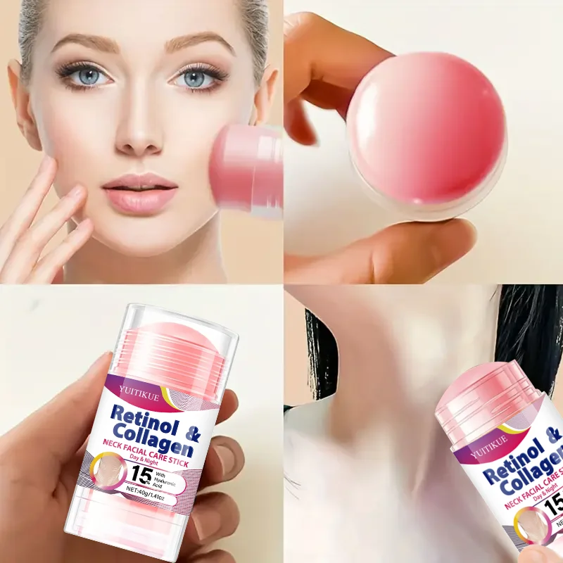 Retinol &amp; Colágeno para o Pescoço – 40g | Firmeza Instantânea, Hidratação Profunda e Rejuvenescimento Visí