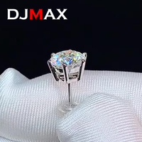 Classic Premium Women Moissanite Diamond Stud Earring Original 925 Sterling Silver Jewelry Moissanite Earrings For Women 2025