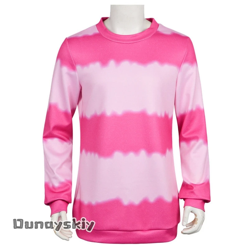 كيبوب ‌ التجريبي نونتر ‌ ساجا بويز جوجو غاغا الطفل تأثيري حلي أنيقة التعادل صبغ كم طويل أعلى U تي شيرت بياقة الدعاوى تنكر