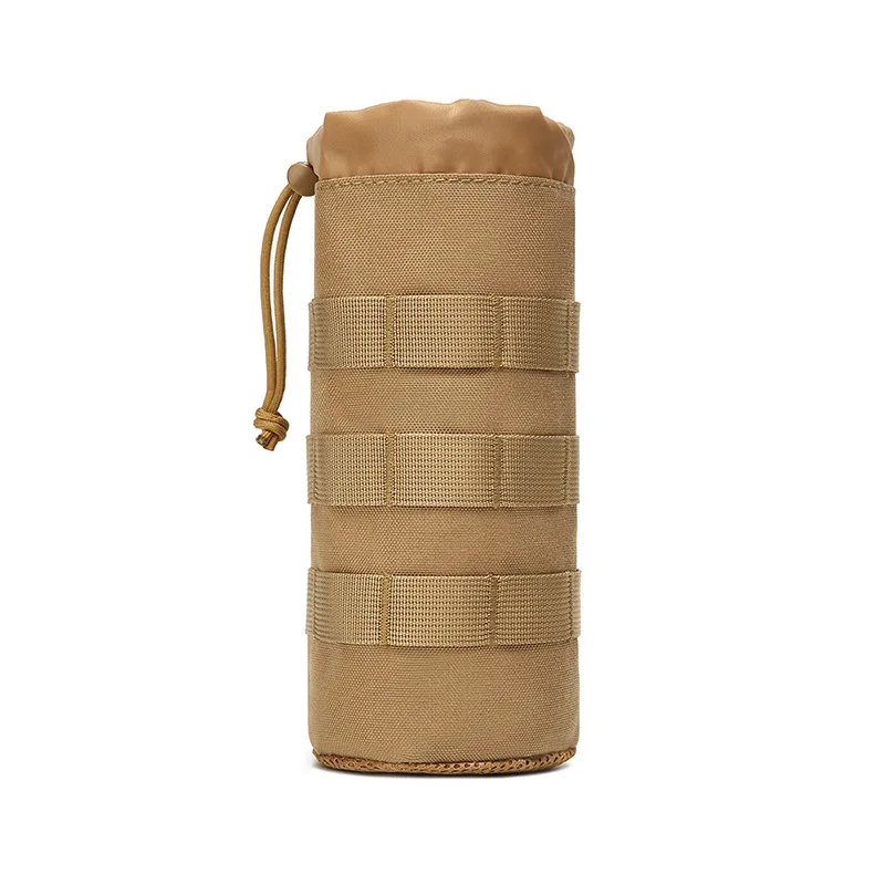 Taktische Wasserflaschentasche Molle-Beutelhalter für Outdoor, Reisen, Camping, Wandern, Radfahren, Angeln, Jagd, Wasserflaschen- und Kesselträger