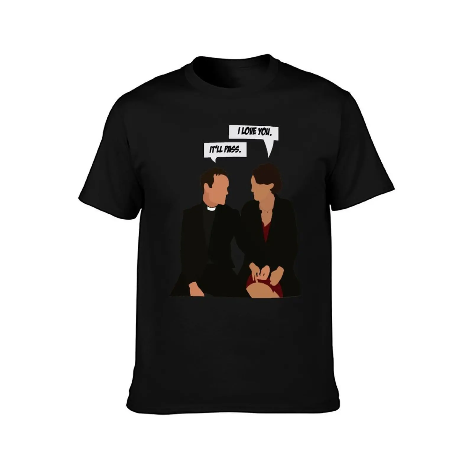 it'll pass T-Shirt, Summer Casual Cotton Tee, Oversized Streetwear Tops, Vintage Graphic Print, Loose Fit Short Sleeve