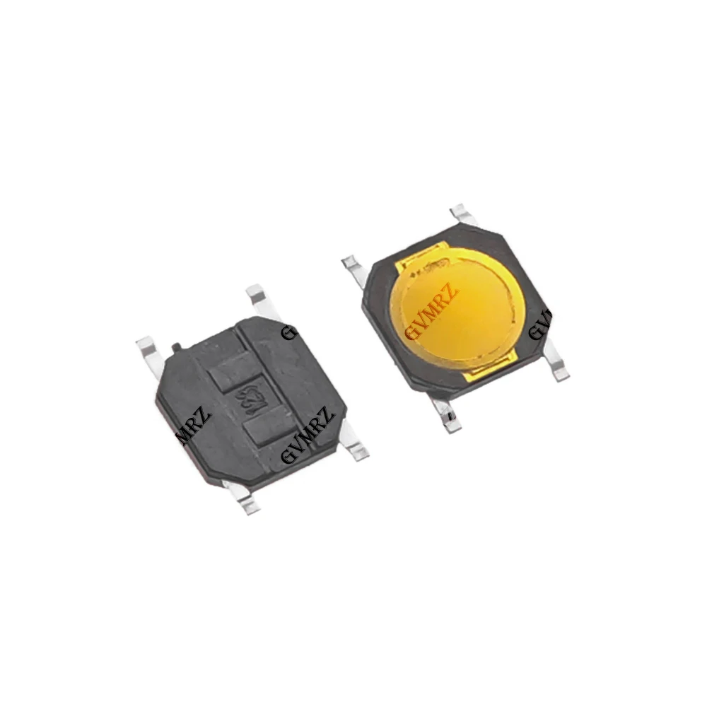 100PCS 4*4*0.8mm Tactile Push Button Switch Tact DC12V 50mA Membrane Switch 4x4x 0.8MM 4X4X0.8mm 4 Pin Switch Micro Switch SMD