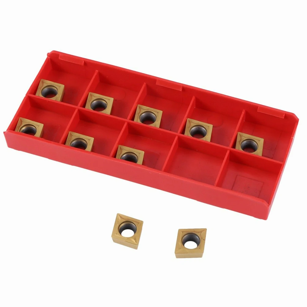 Brand New Hot Sale Protable Carbide Insert US735 Yellow Turning Tool 20PCS 20pcs Accessories CCMT09T304 CCMT32.51