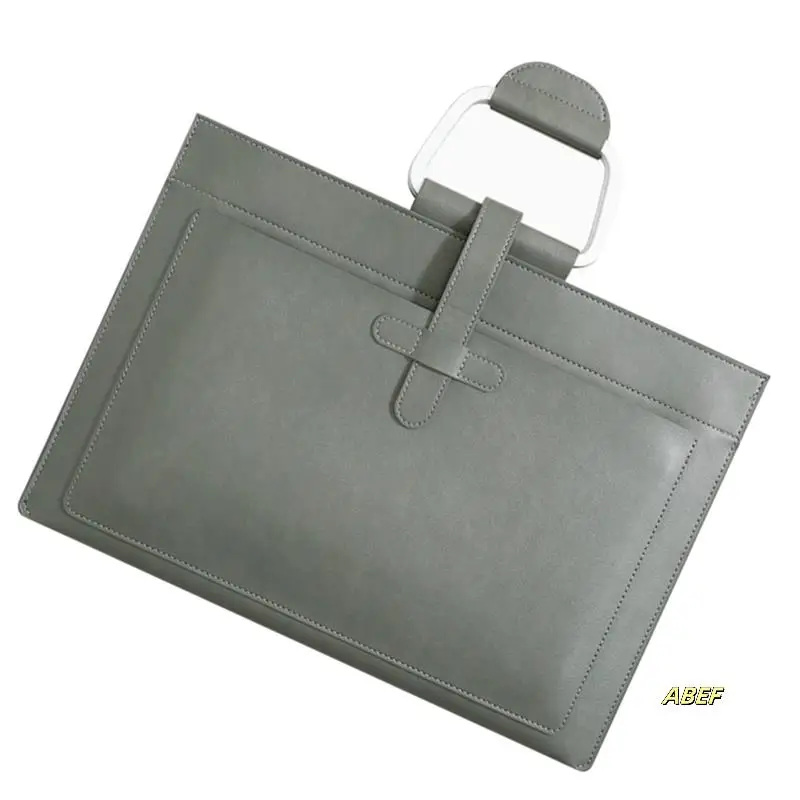 A4 가죽 문서 가방 봉투 문서 홀더 품질 PU 가죽 문서 주머니 문서 주최자 파일 가방