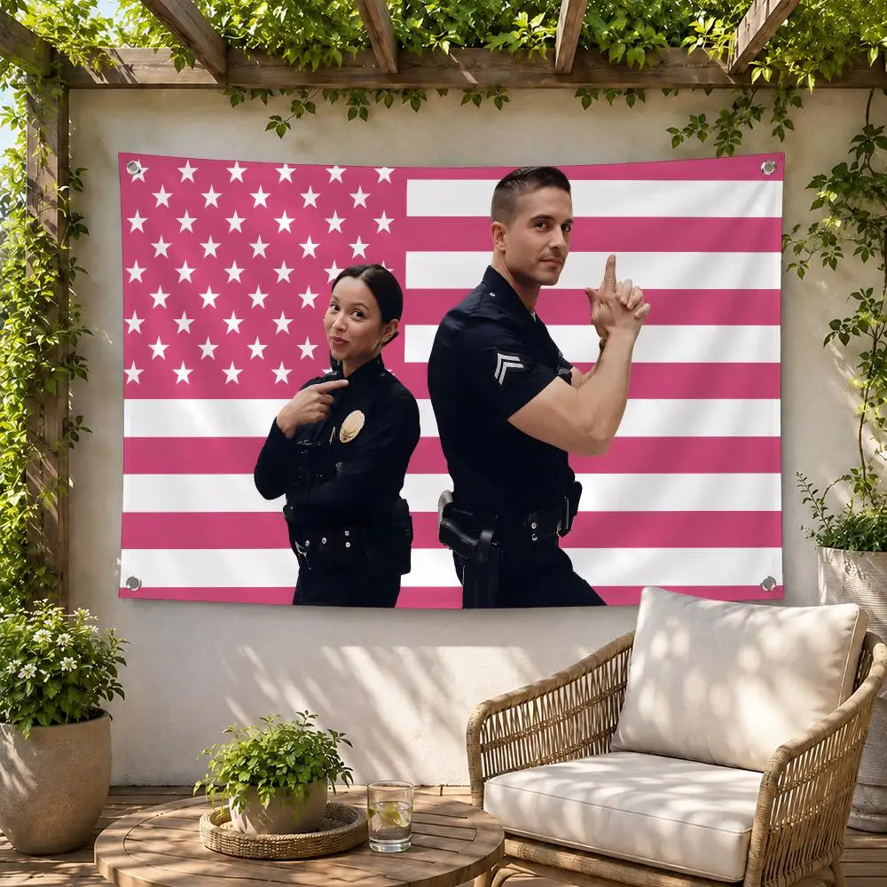 TV Play The R-Rookie Flags Flag Soft Skin-friendly Durable Tapestry Outdoor Party Home Living Room Bedroom Decoration