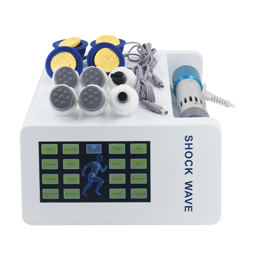 กายภาพบําบัด Shockwave Therapy เครื่อง EMS สําหรับ ED Treatment Lumbar Pain Relief 300MJ Shock Wave 2025 ใหม่ Tech Handle Massager