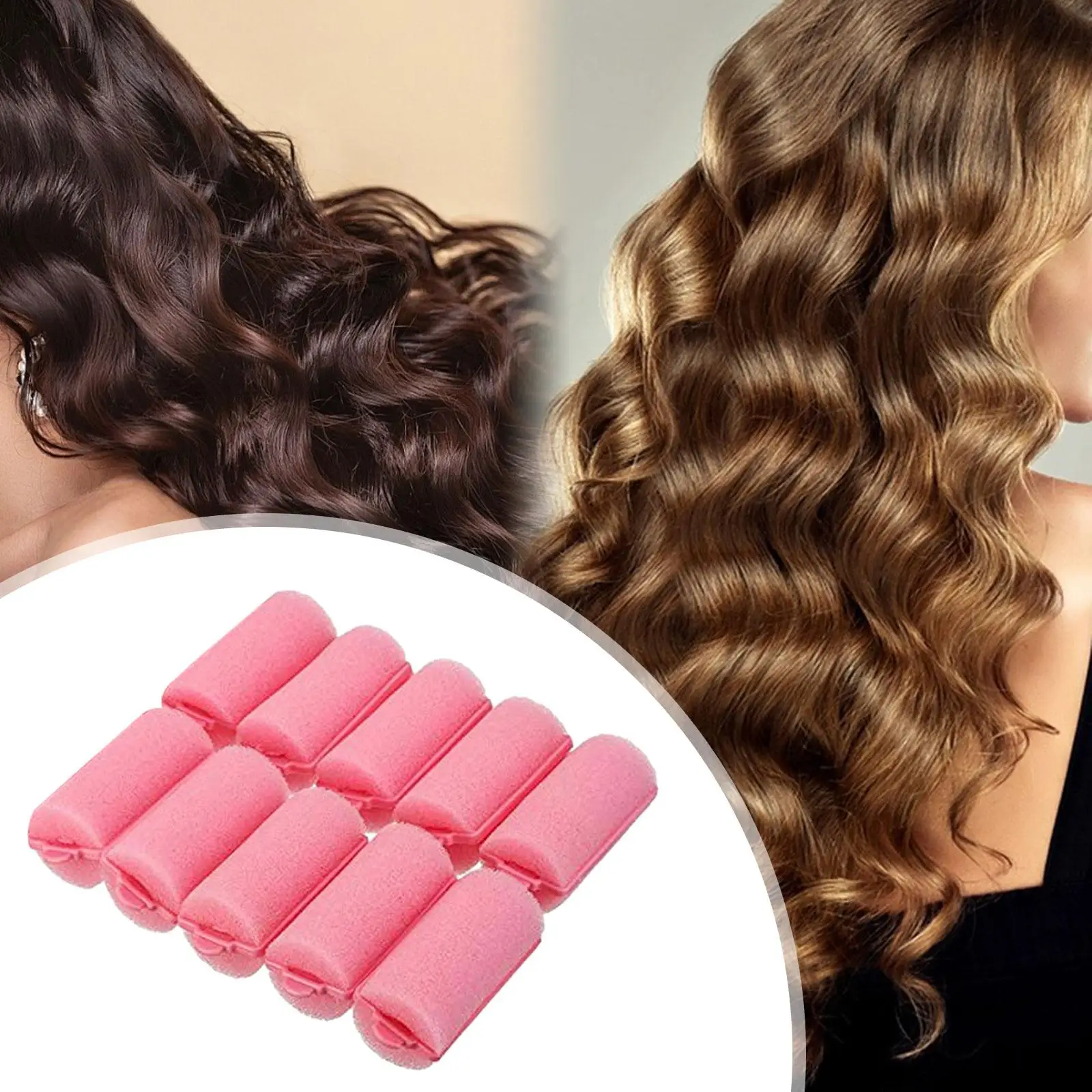 10 Pieces Hairs Rollers Curlers Random Color Accessories Professional Portable