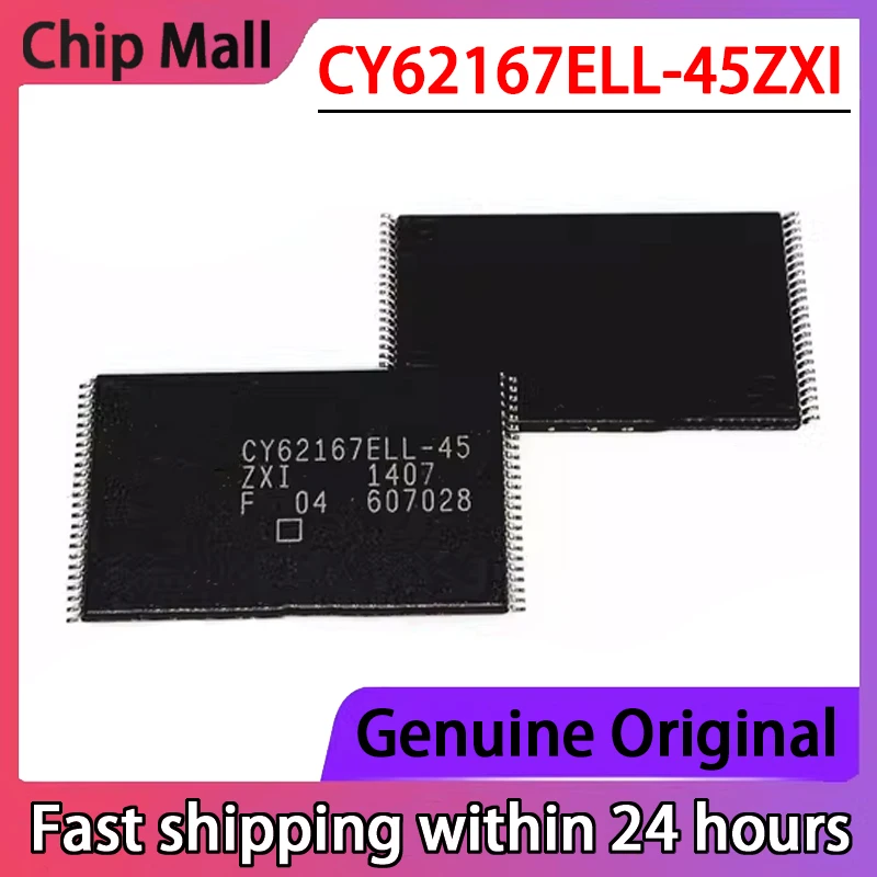 

1 шт. CY62167ELL-45ZXI CY62167ELL TSOP48 новый 16 м статический чип оперативной памяти оригинальный