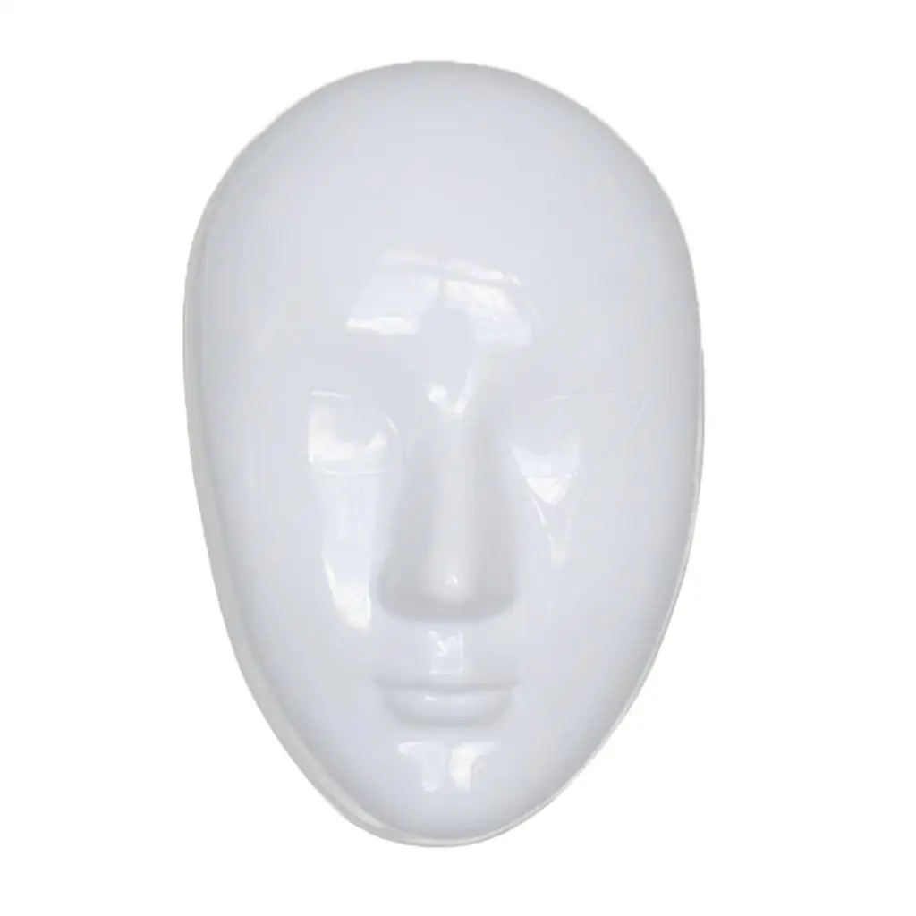 Unisex DANCE White Popping Face for Masquerade Ball Party Halloween Carnivals Adjustable Strap