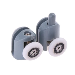 New 4 Pieces 25mm Household Shower Room Cabins Pulley Shower Room Roller/Wheels/Pulleys Diameter Single Wheel Shower Room Pulley