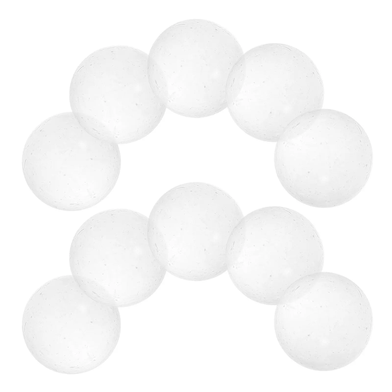 

30 шт. прозрачных круглых стеклянных шариков-бусин для китайских шашек, декоративные украшения, наполнитель для ваз, для сада и улицы