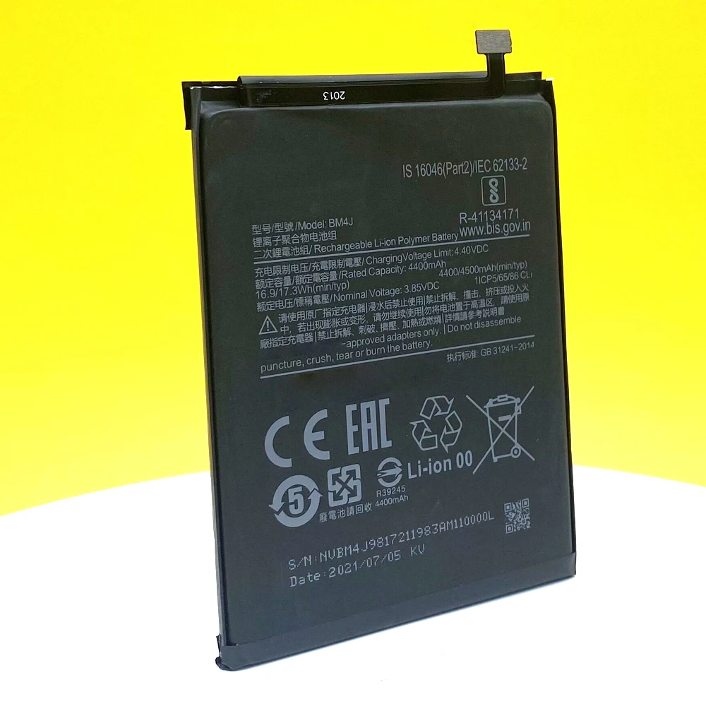 Nuova batteria BM4J 4400mAh per Xiaomi Redmi Note8/Note 8 Pro Smartphone/Smartphone con numero di tracciamento strumenti gratuiti