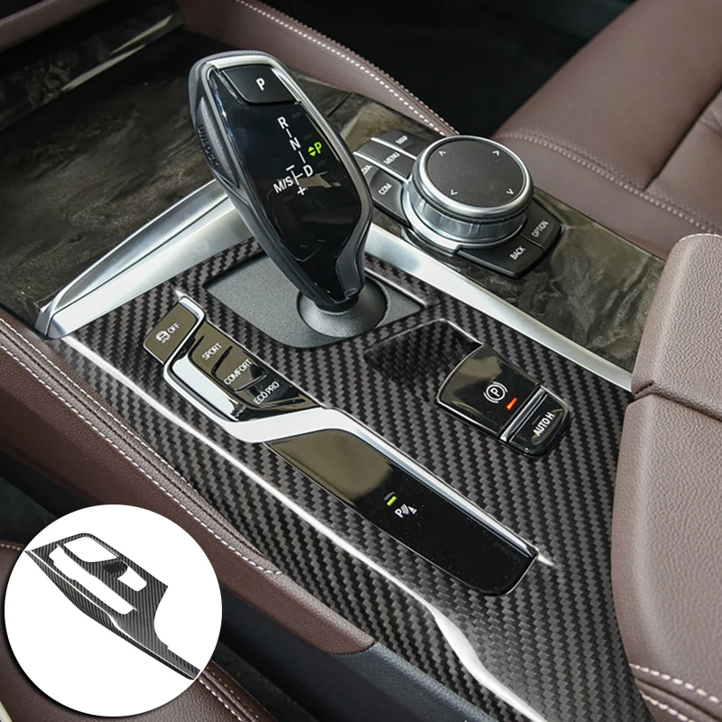 

Real Hard Carbon Fiber Car Styling For BMW G30 G31 G38 Multimedia Panel Sticker For BMW G32 6GT Interior Decoration Accessories