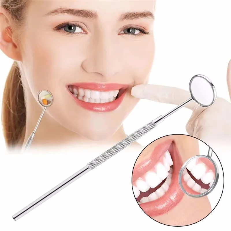 

1/5/10Pcs Stainless Steel Dental Mouth Mirror Oral Hygiene Care Tool Dentist Clinic Teeth Whitening Tools
