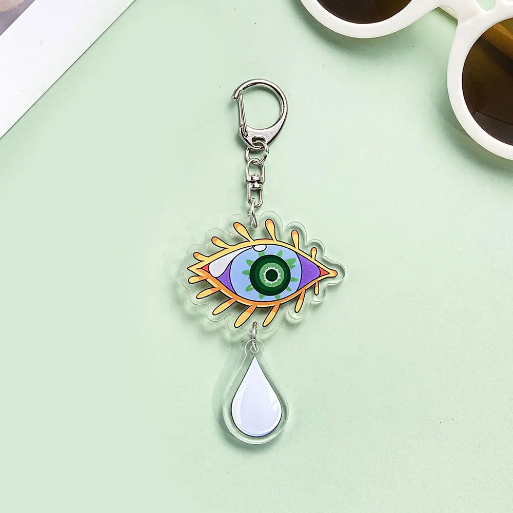 زيلدا لعبة شعبية أسطورة زيلدا: دموع المملكة سلسلة مفاتيح مصنوعة من الأكريليك المساعدون حقيبة كرتونية قلادة حلية كيرينغ هدية #2