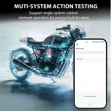 JDiag M10 Bluetooth OBD2 Motorcycle Diagnostic Tool Scanner Oil Ret TPS Service Reset ABS Coding CO Idle For Harley/BMW/ktm view 5