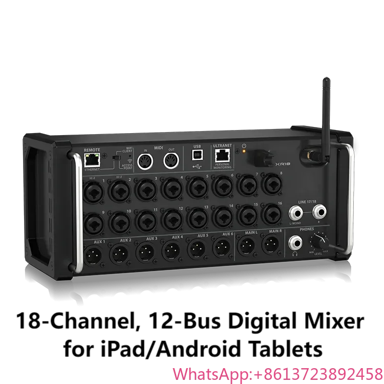 

XR18 Built-In Tri-Mode Wifi Router Sound Mixer Digital Stage Box Digital Mixer