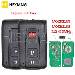 Er original b9 chip 312/433mhz schlüssel loser auto fernbedienung schlüssel mozb21tg mozb31eg B31EG-485 für toyota prius