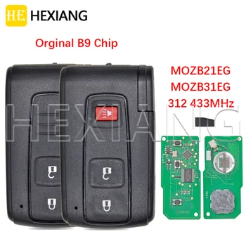 O orijinal B9 çip 312/433MHz anahtarsız araba uzaktan anahtar MOZB21TG MOZB31EG B31EG-485 Toyota Prius için 2004 2005 2006 2007 2008 2009