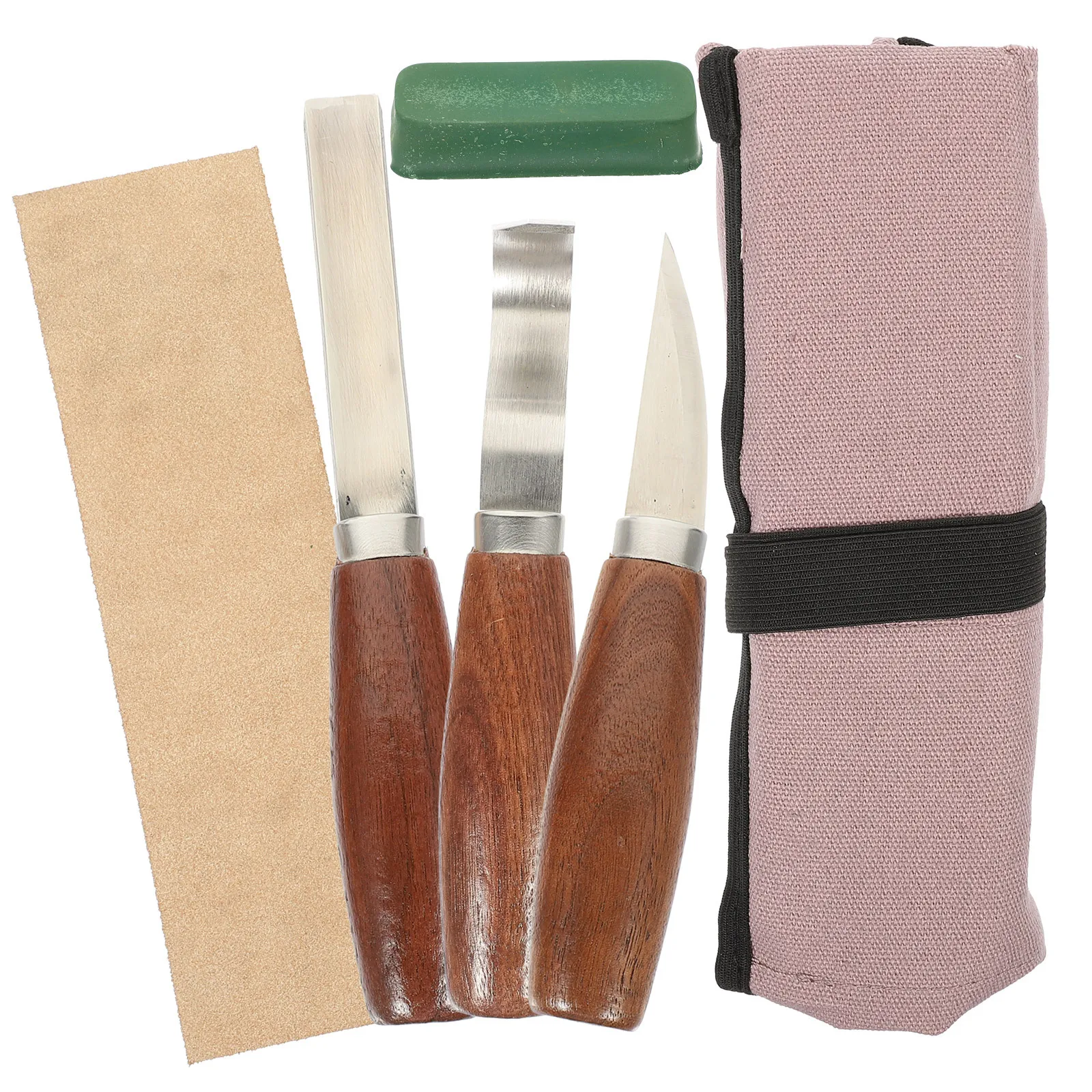 1 مجموعة من أدوات نحت الخشب مقبض مريح دائم النجارة مجموعة الحفر للحرف اليدوية النحت أداة النجار بسيطة #3