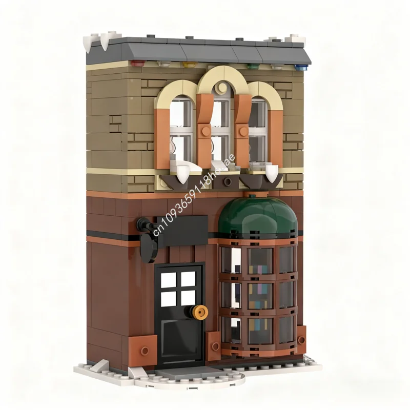 1242 Uds MOC W13 Winter Baker Street modelo bloques de construcción juguetes artesanales para niños ladrillo Modular DIY regalos de navidad