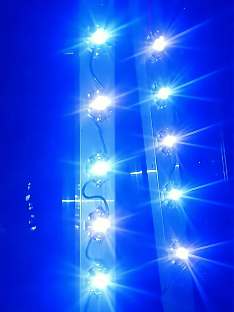 10 pièces 1W puce haute puissance blanc rouge bleu vert perle de lumière émetteur LED ampoule Diodes lampe Beas avec 20mm étoile PCB platine dissipateur thermique