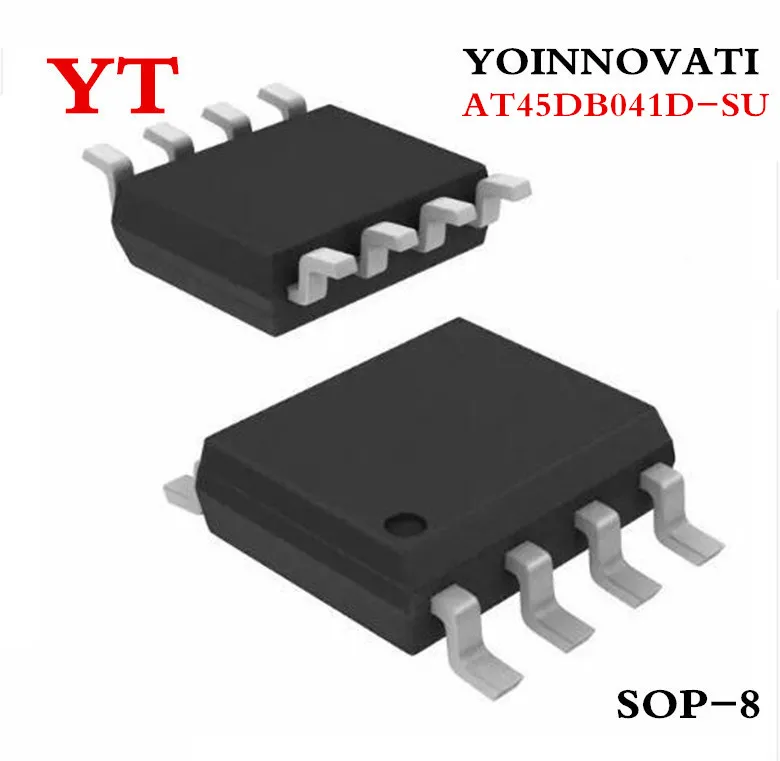 

50piece AT45DB041D AT45DB041D-SU 45DB041D SOP-8 Flash 4M Bit 66MHZ YoinnovaTi