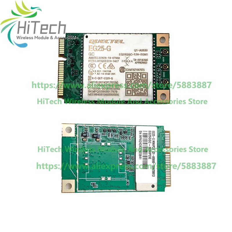 in stock!Quectel EG25-G EG25-GGC LTE Cat 4 EG21-G EG21-GGB Cat 1 Mini PCIe Module, With Accessory for M2M and IoT Applications
