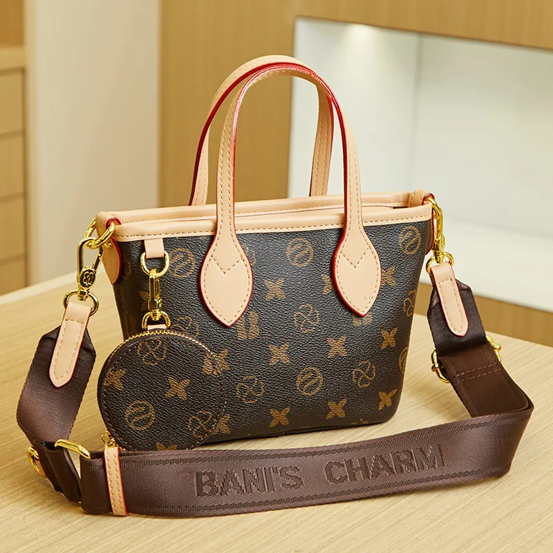 

Elegant Trendy Diaper Bag Women Crossbody Bag High-End Designer Handbag Minimalist Chic Large Capacity Leather Tote Bag