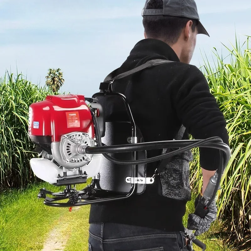 芝刈り機バックパック 4 ストローク小型家庭用多機能農業芝刈り機除草アーティファクト