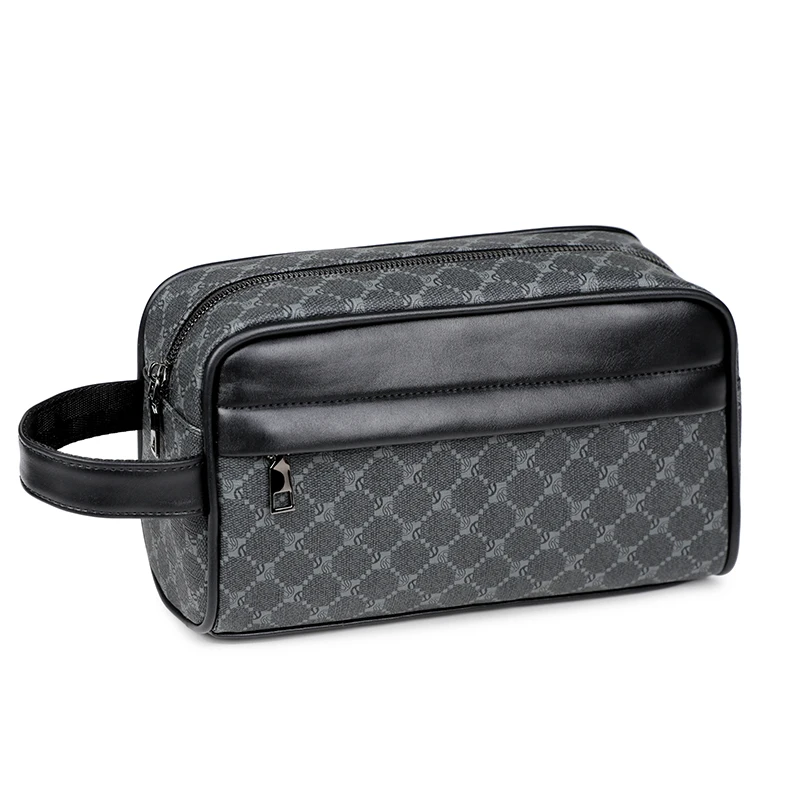 

Fashion Printing Men's Bag Handbag High Quality PU Leather Clutch Bags Money Purse For Men Wasit Strap Wallets Male Pouch Bolsos