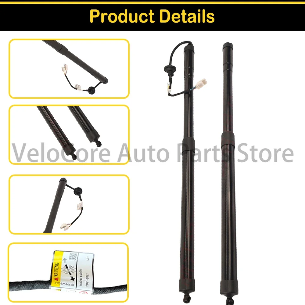 1pc or 2pcs Long-Lasting Electric Tailgate Gas Strut for Honda CR-V, OEM-Grade Lift Support 74961TLA305 74981TLA305