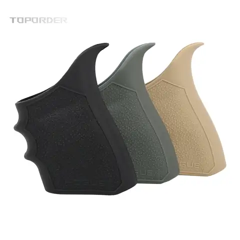 Guanto antiscivolo in gomma per pistola tattica, compatibile con Glock 17/19/20/21/22/23/31/32 Attrezzatura da caccia tattica