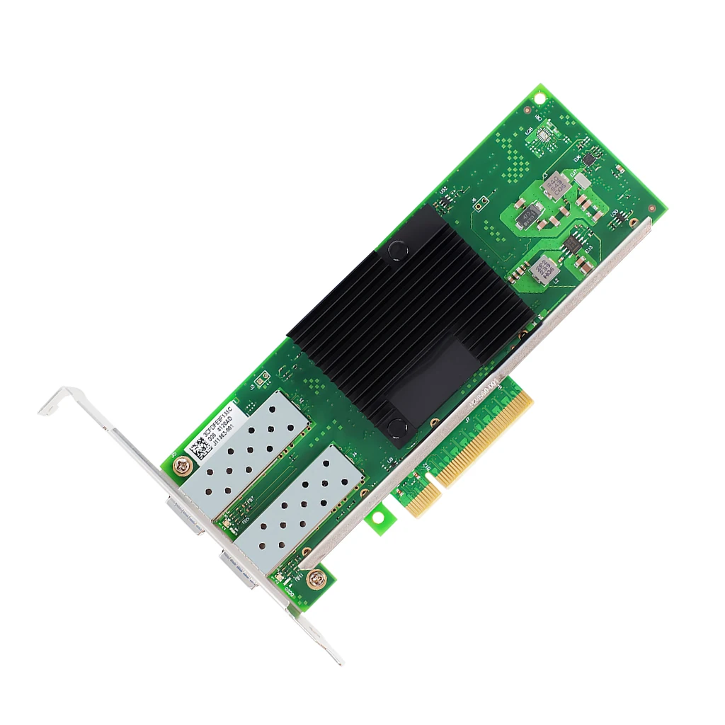 Dual SFP+ 10G Server Network Card X710BM2 Chip PCIe 3.0 X8 10GBASE-SR LR Fiber Ethernet Adapter For Data Center Storage Server