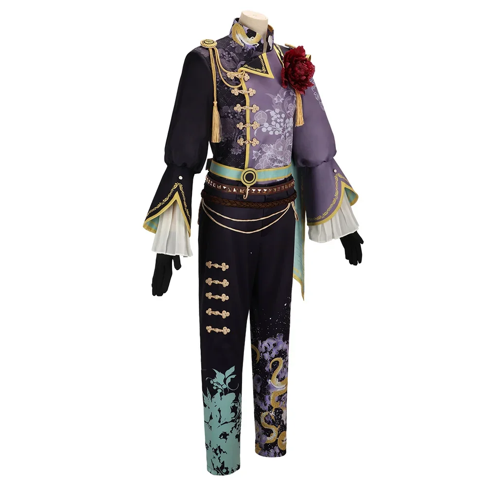 [Customized] Game IDOLiSH7 Zool Mido Torao Costume Halloween outfits Women Men Black White Duel Costume