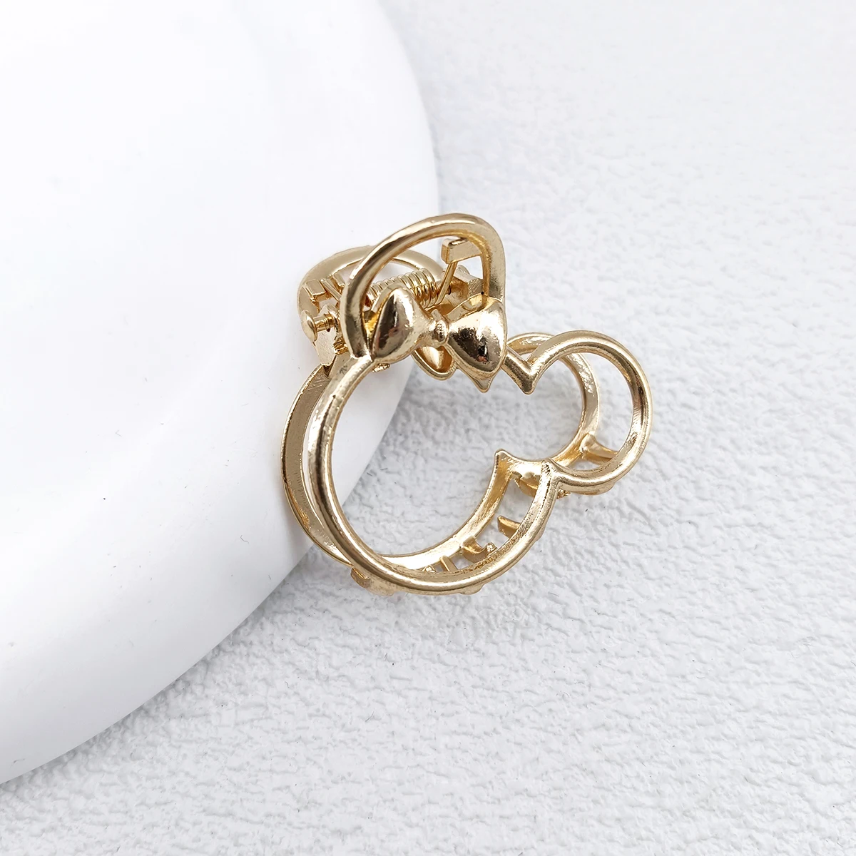 12 Stile Mode Mini 4 cm Metall Haar Klaue Für Frauen Gold Farbe Kreuz Krabben Haar Clip Koreanische Elegante Geometrische haarnadel Mädchen Haar – Detail 8