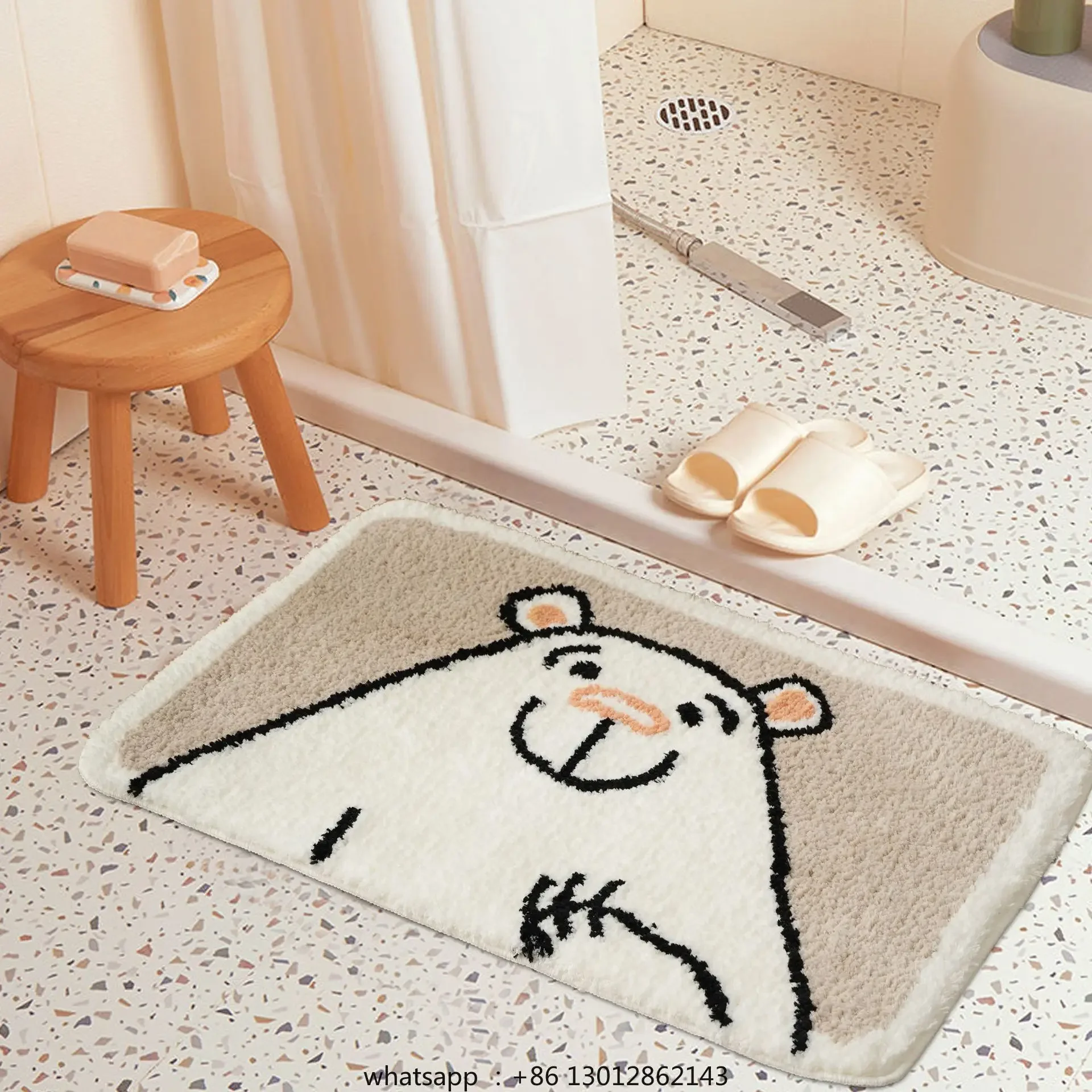

Household microfiber floor mat bathroom non-slip door mat