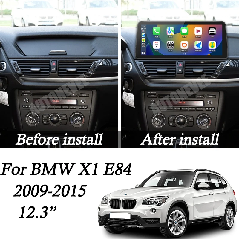 For BMW X1 E84 Android Player DVD Car Intellgent Automotive Multimedia Monitor Carplay GPS Navigation Video Radio BT 2din DVD BT