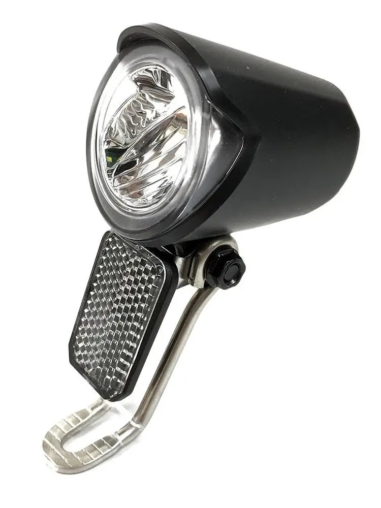 AliExpress NONE 1pcs 6V-60V Electric Bicycle LED Lighting Headlight Black ABS Waterproof SM Connection Port Night Riding Bicycle Headlight