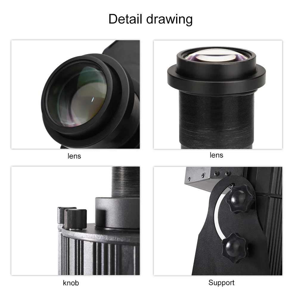 공장 100W 4개의 렌즈는 주문 프로젝터 빛 옥외 방수 광고 빛을 전환합니다