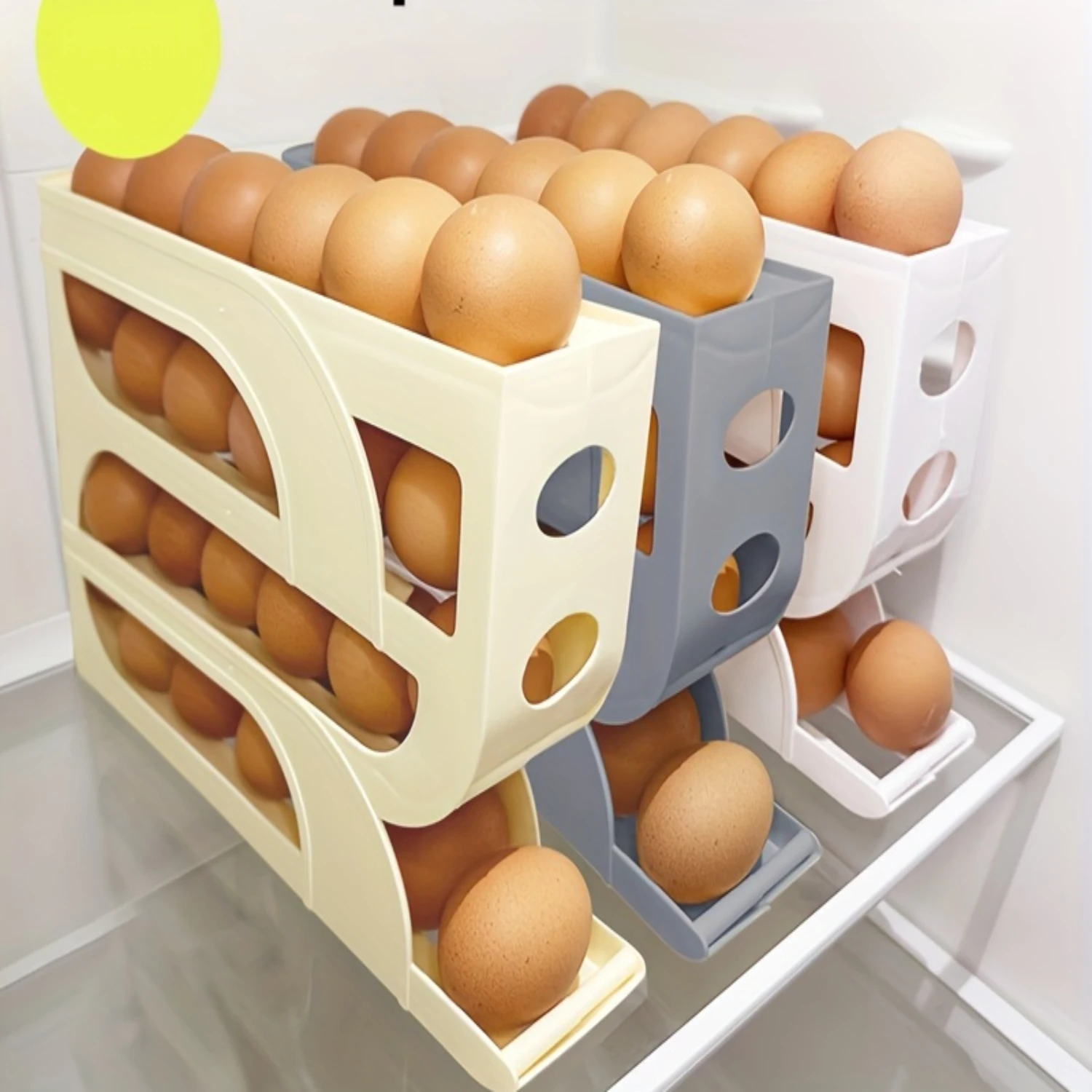 Egg Rack  Rack, Egg Tray Drawer-Style Egg  Rack,  Refrigerator Special Egg Rack,  Egg  Box Egg Rack, Good Things Recommended!