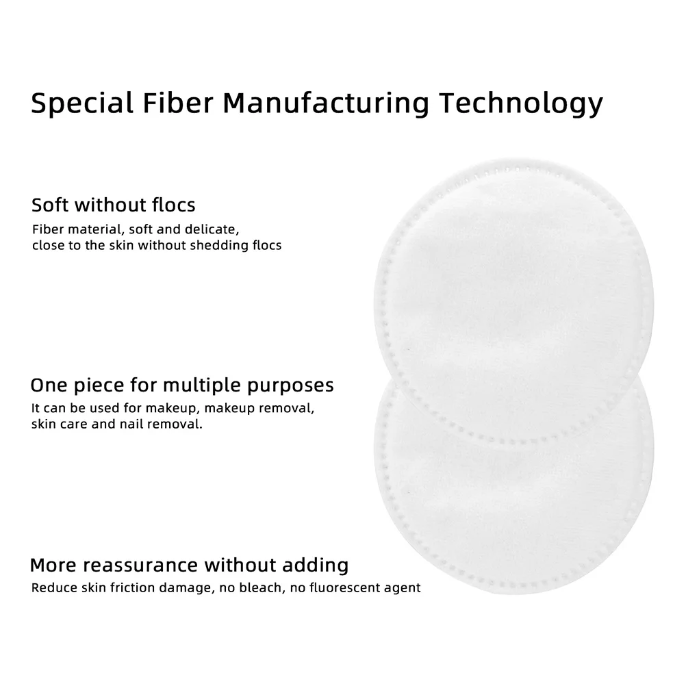 100 stuks make-up remover pads mild zacht katoen dagelijks gebruik pads reizen gezichtsreiniging gezichtspatches voor vrouwen